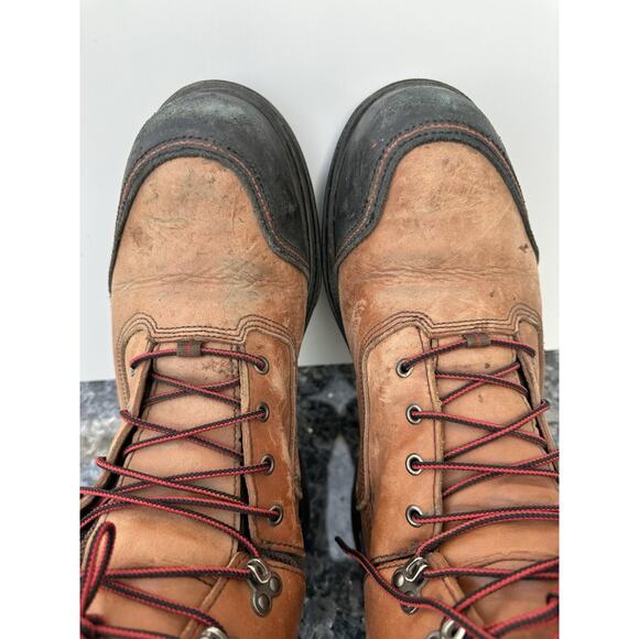 Mens Sz 11 RED WING Brown Waterproof Boots Steel Toe ASTM F2413-11 main image 16